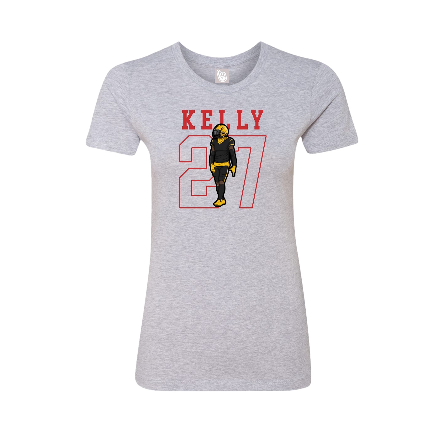 Fitted Women's Tee — Shirsey in Grey