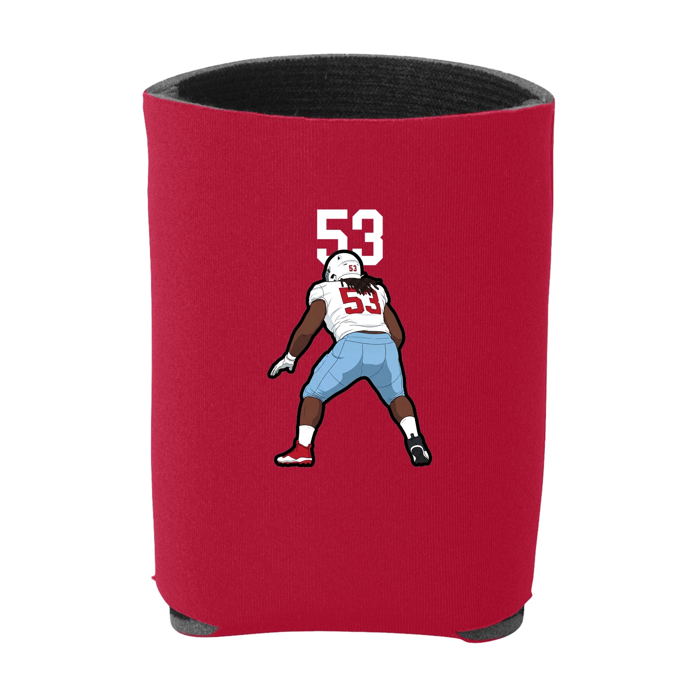 Can Holder — Number Top in Red
