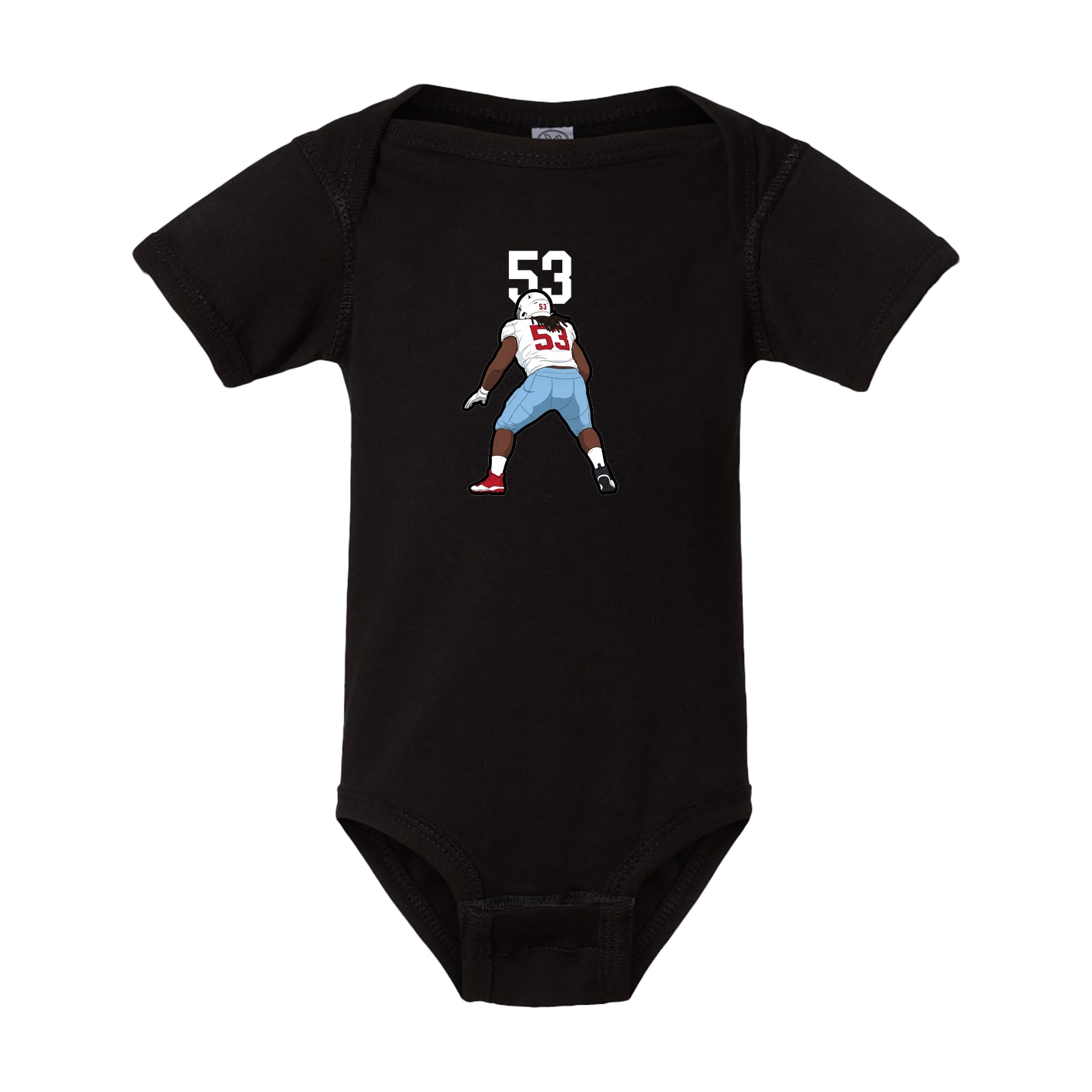 Baby Onesie — Number Top in Black