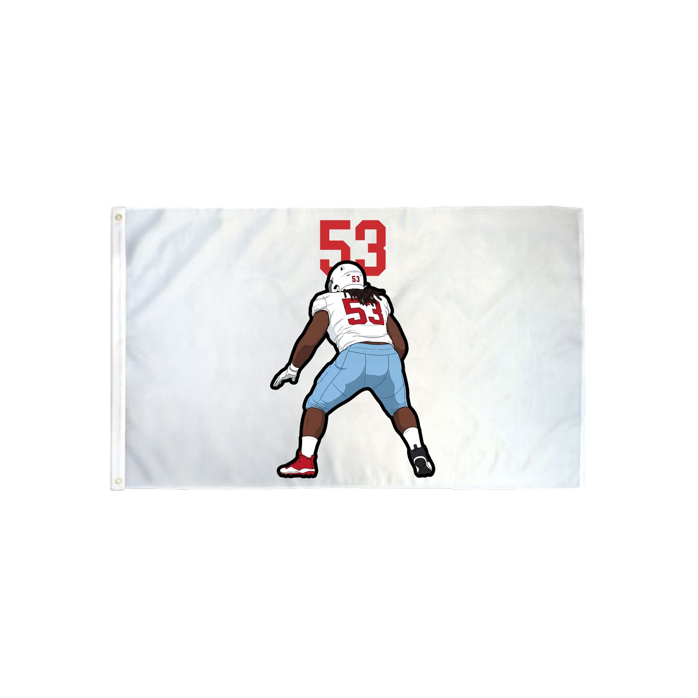 3x5 Flag — Number Top in Classic