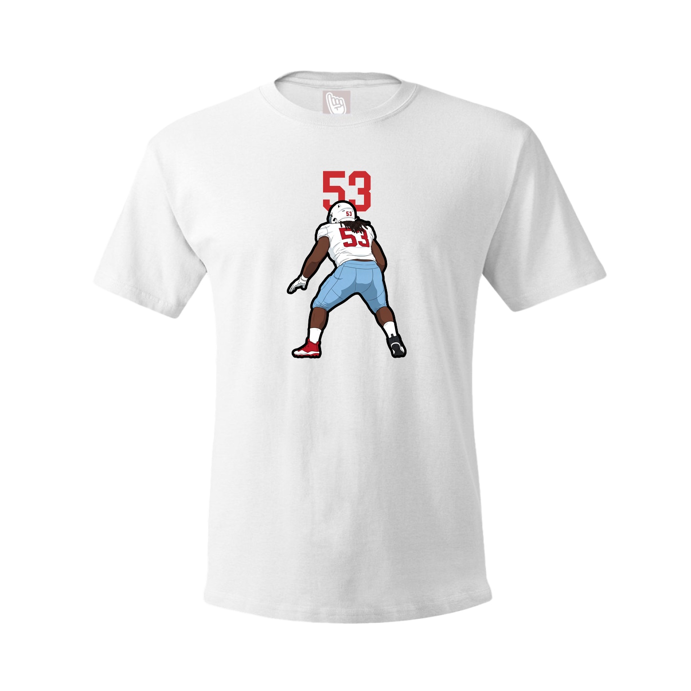 Tee — Number Top in White
