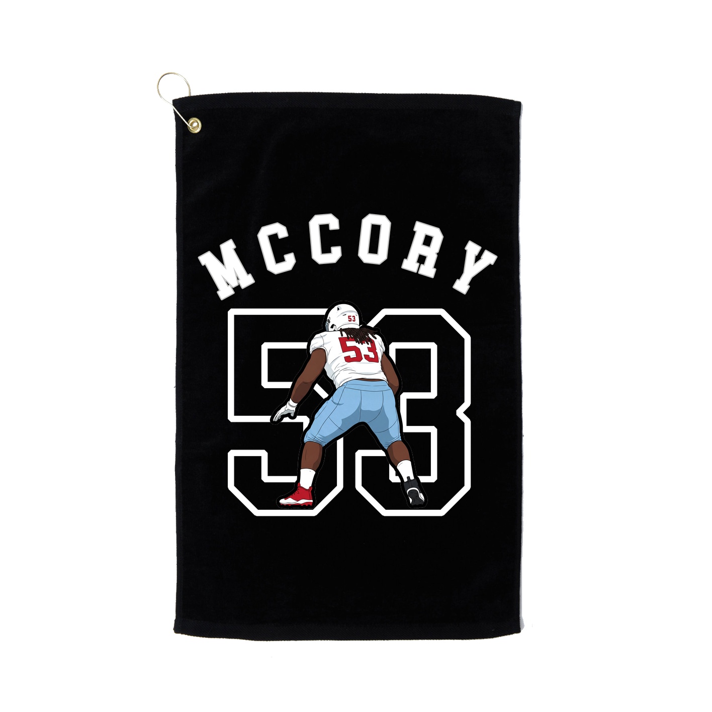 Golf Towel — Shirsey Arch in Black