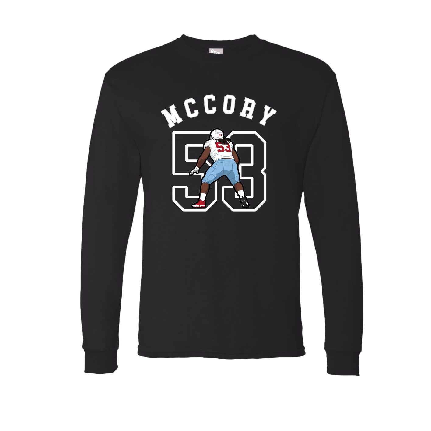 Long Sleeve Tee — Shirsey Arch in Black