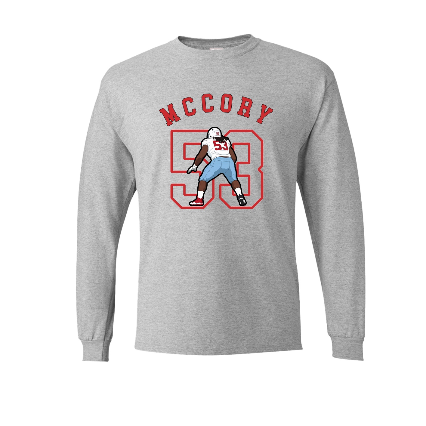 Long Sleeve Tee — Shirsey Arch in Grey