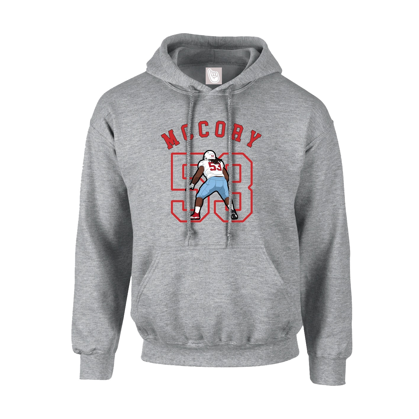 Youth Hoodie — Shirsey Arch in Grey