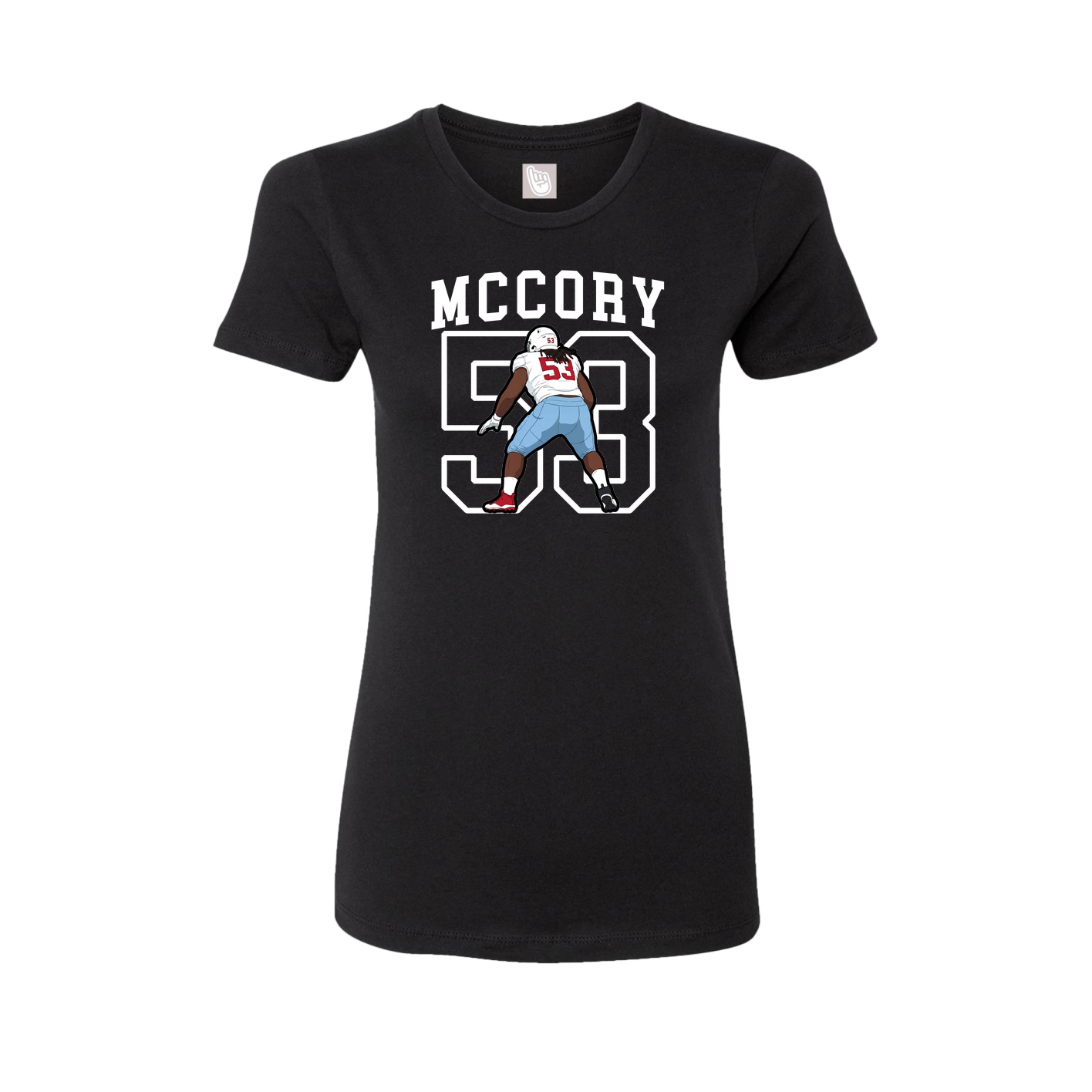 Fitted Women's Tee — Shirsey in Black