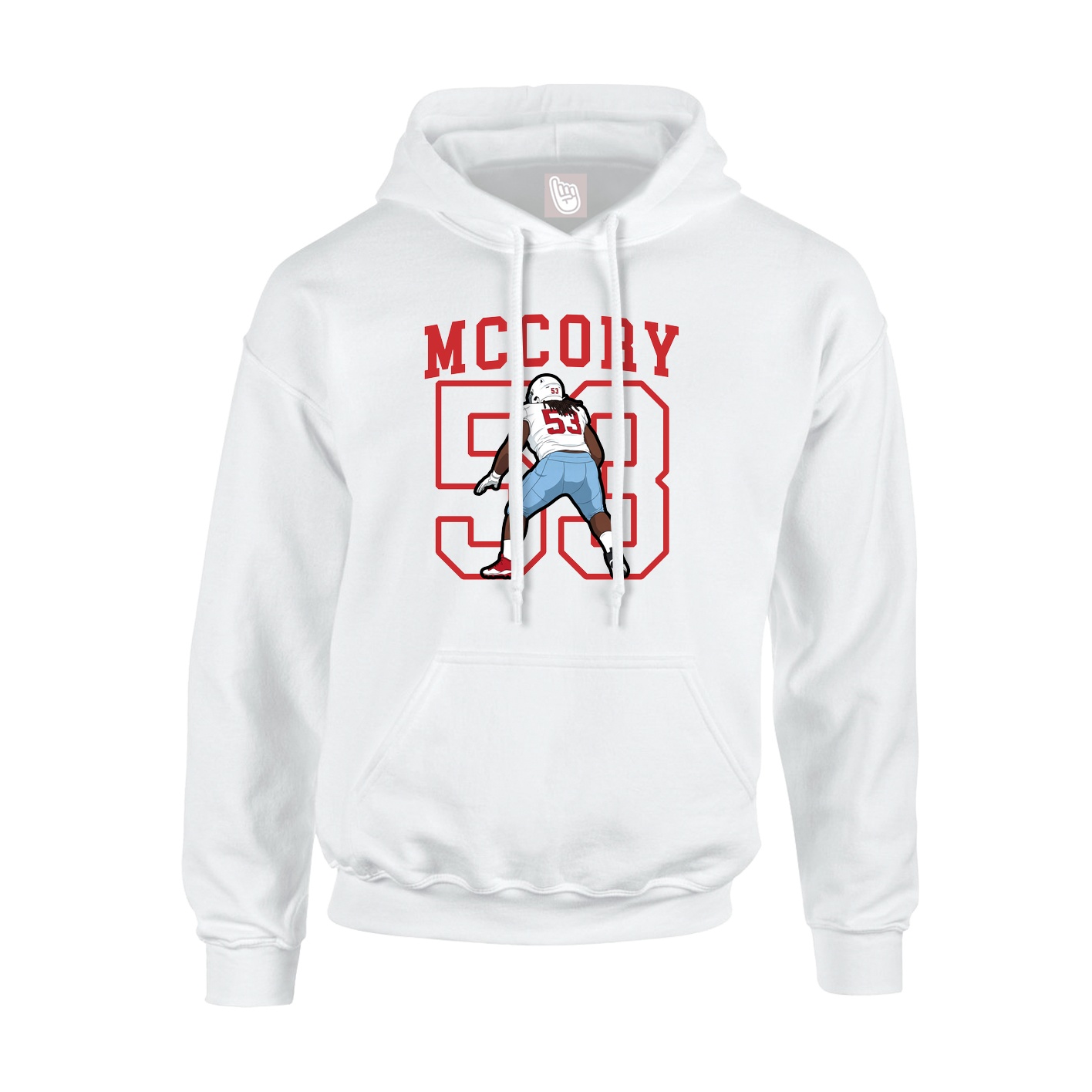 Youth Hoodie — Shirsey in White