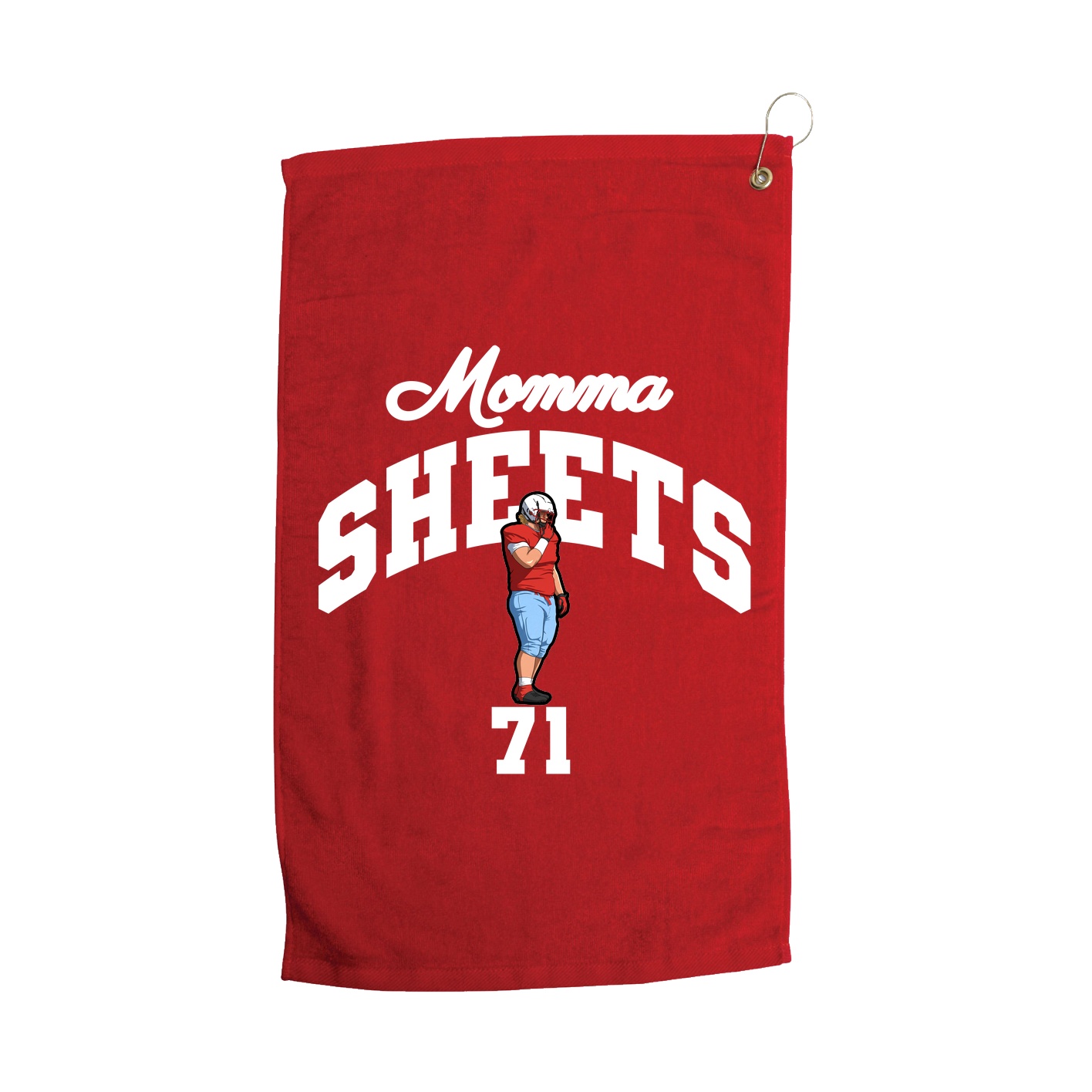 Golf Towel — Mothers Day Arch in Red