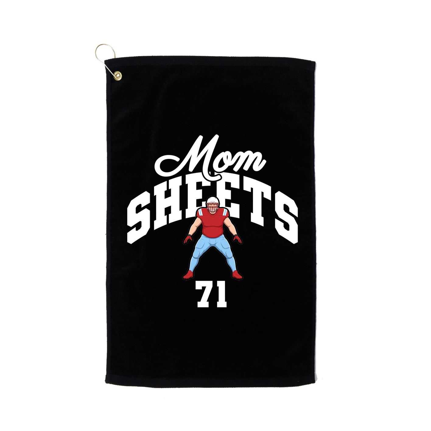 Golf Towel — Mothers Day Arch in Black