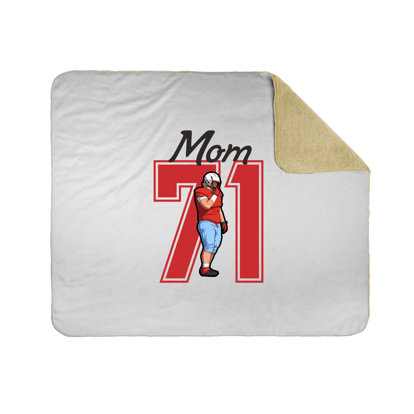 Throw Blanket — Mothers Day Shirsey in White