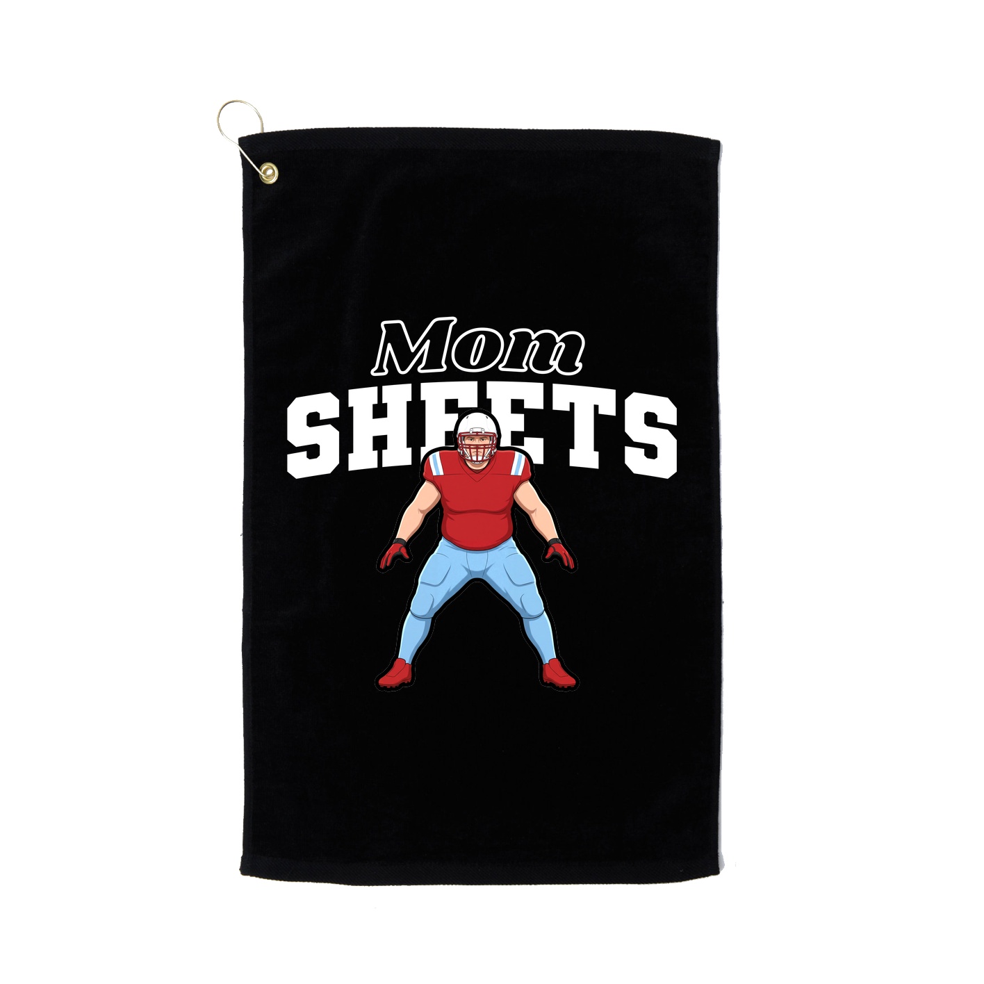 Golf Towel — Mothers Day Block in Black