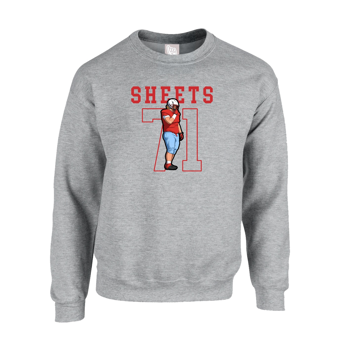 Fleece Crew — Shirsey in Grey