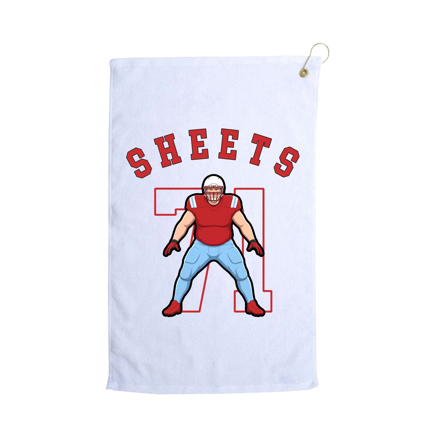 Golf Towel — Shirsey Arch in White