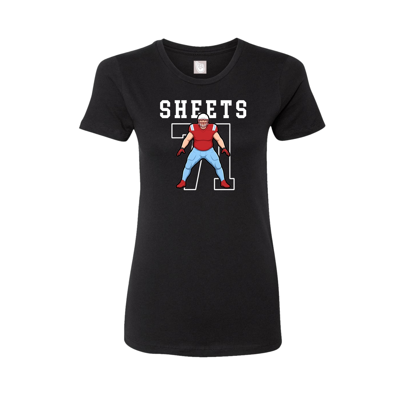 Fitted Women's Tee — Shirsey in Black