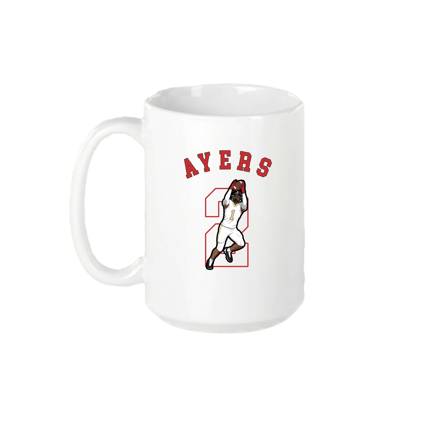 15oz Coffee Mug — Shirsey Arch in White