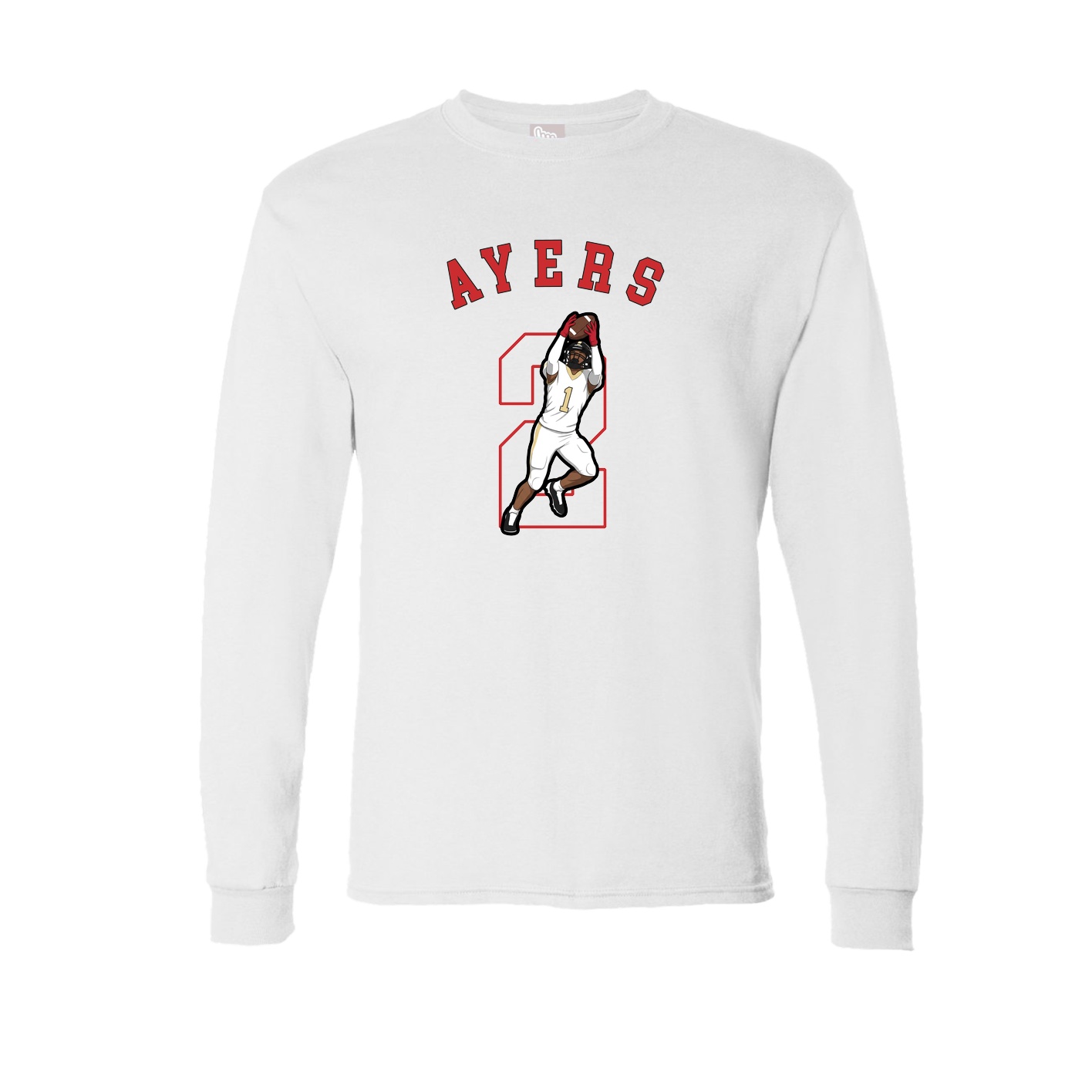 Long Sleeve Tee — Shirsey Arch in White
