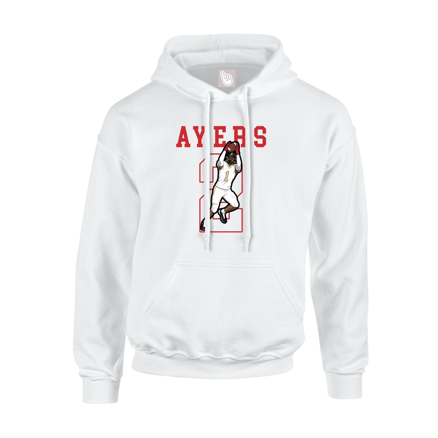Youth Hoodie — Shirsey in White