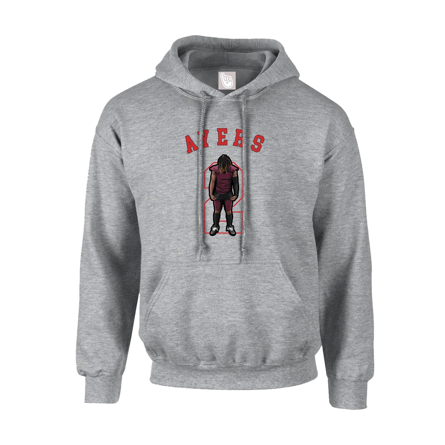Youth Hoodie — Shirsey Arch in Grey