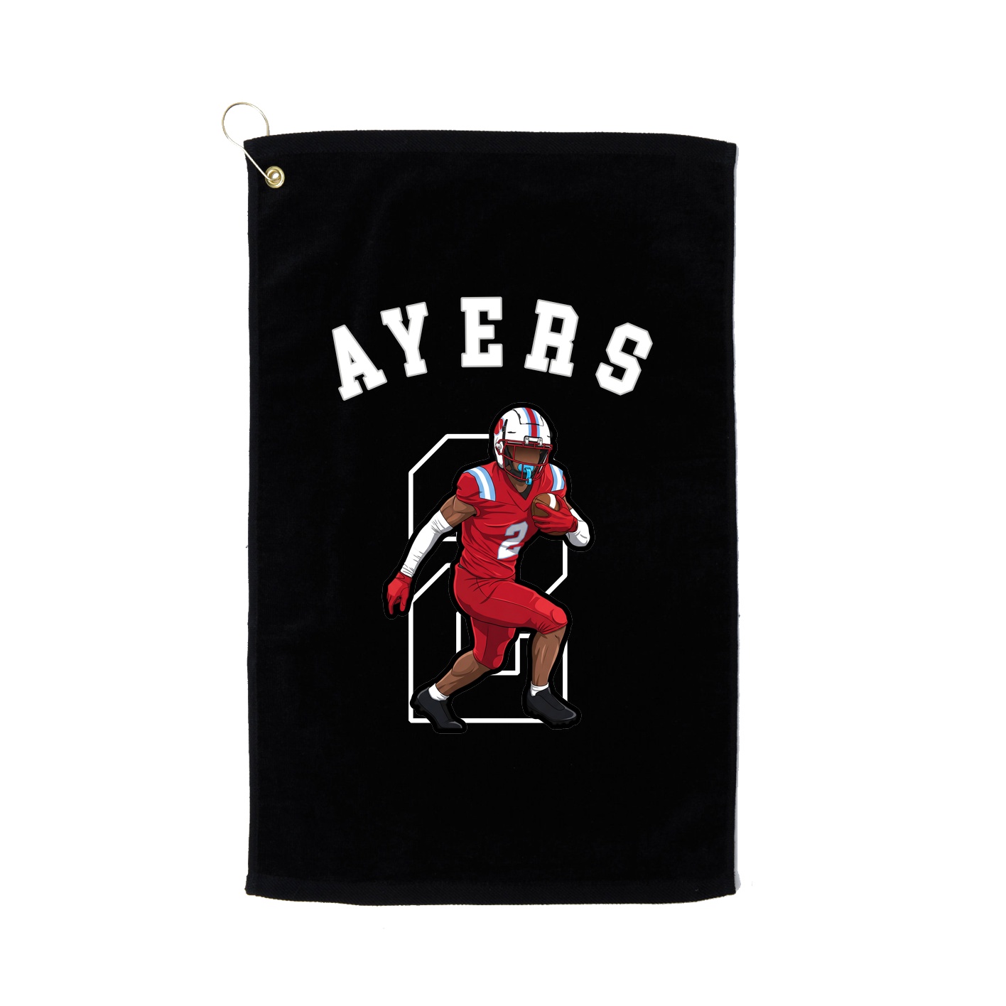 Golf Towel — Shirsey Arch in Black