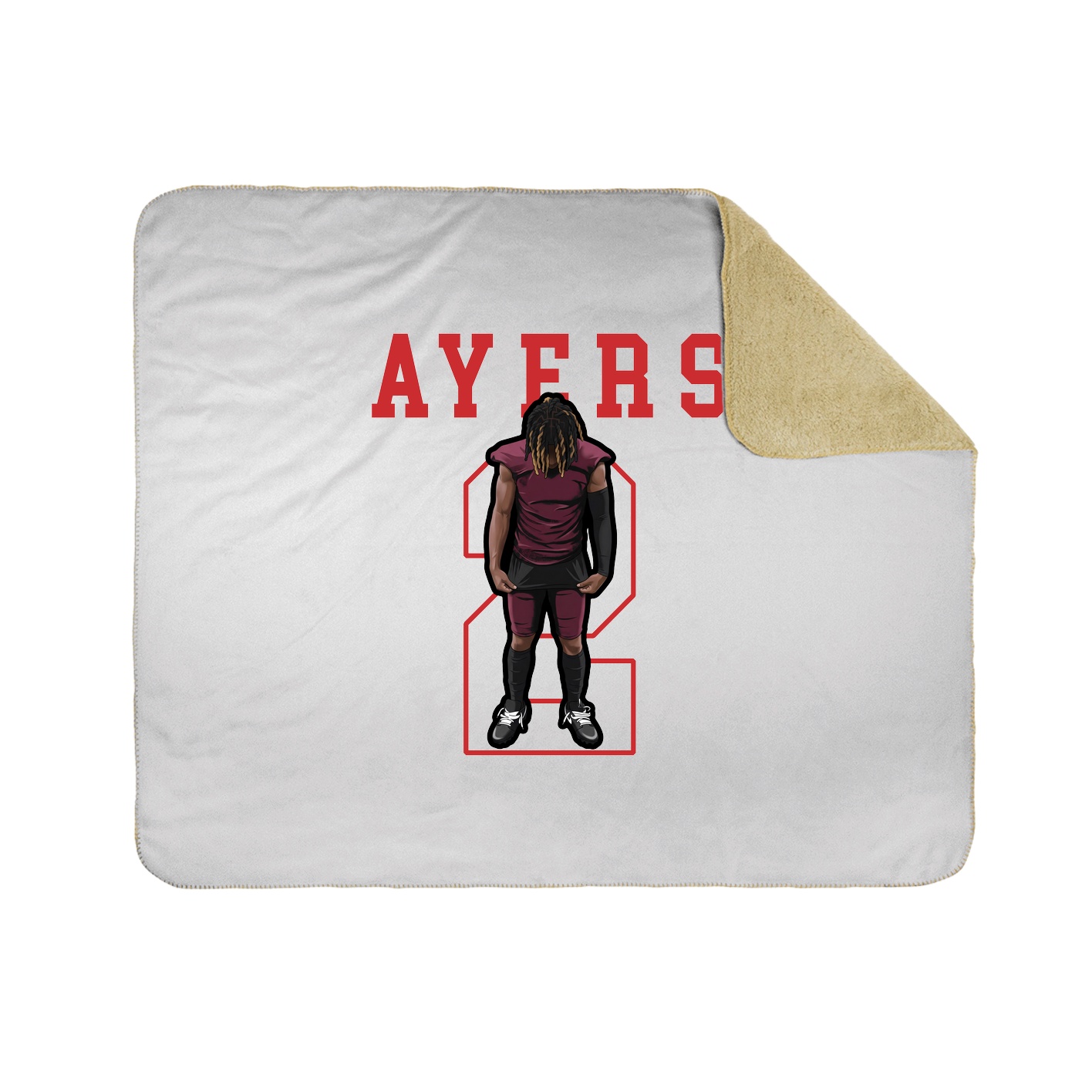 Throw Blanket — Shirsey in White