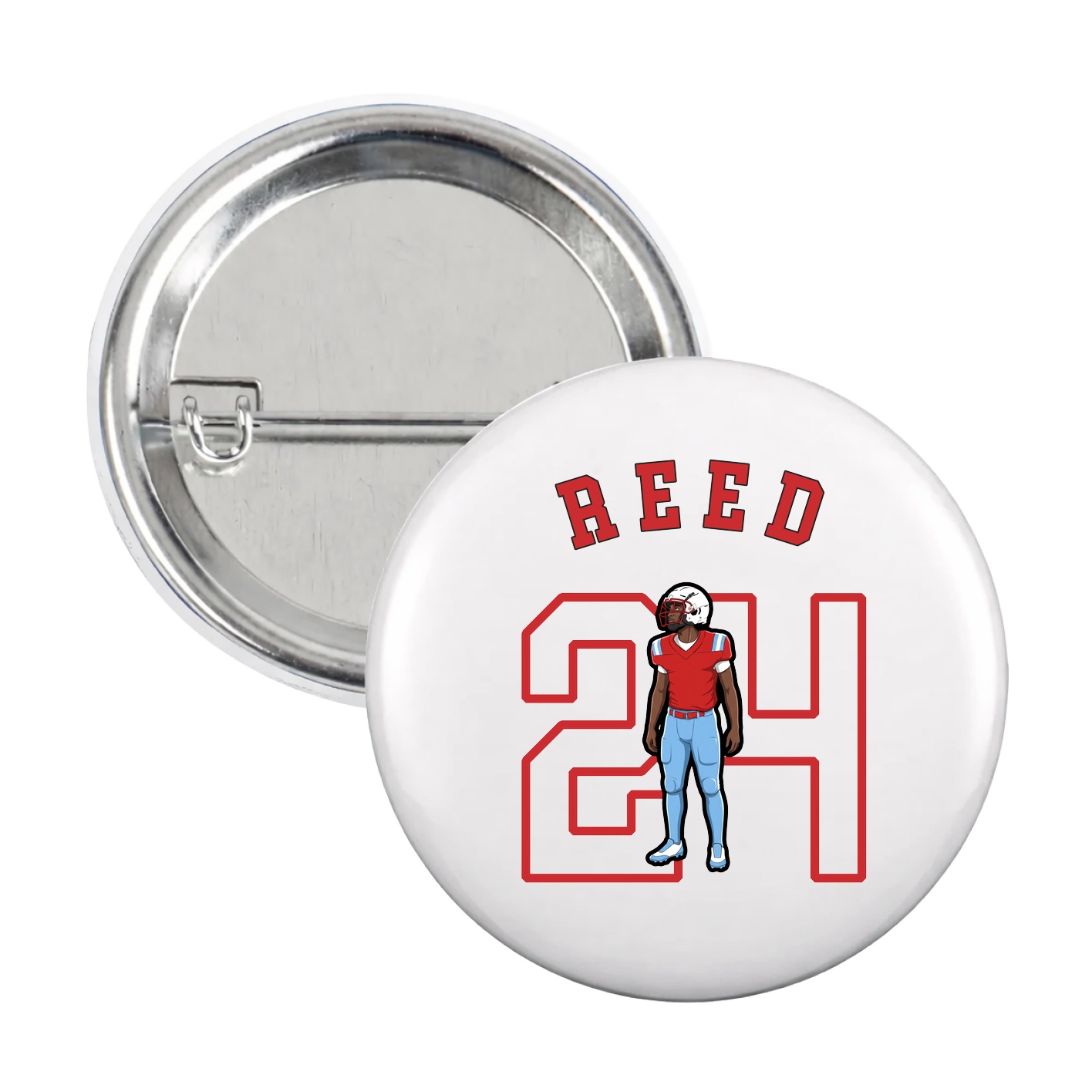 Game Day Button — Shirsey Arch in White