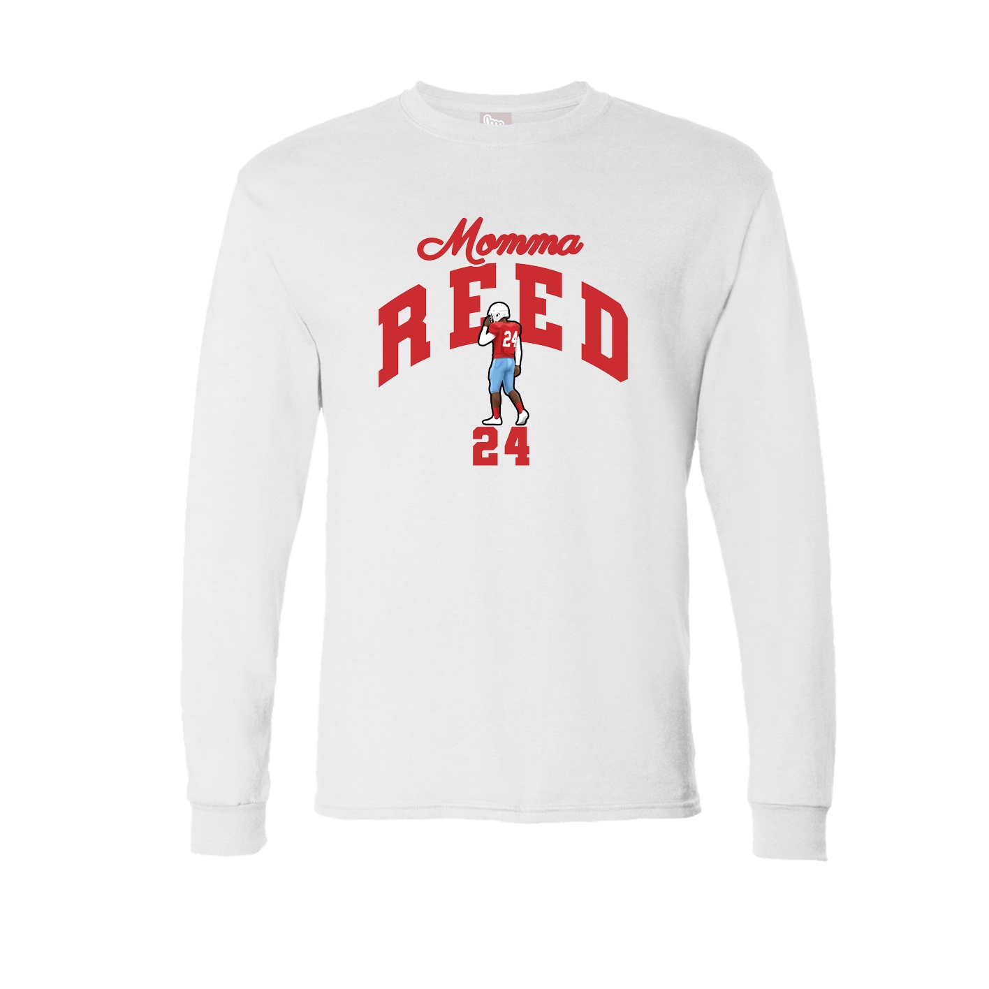 Long Sleeve Tee — Mothers Day Arch in White