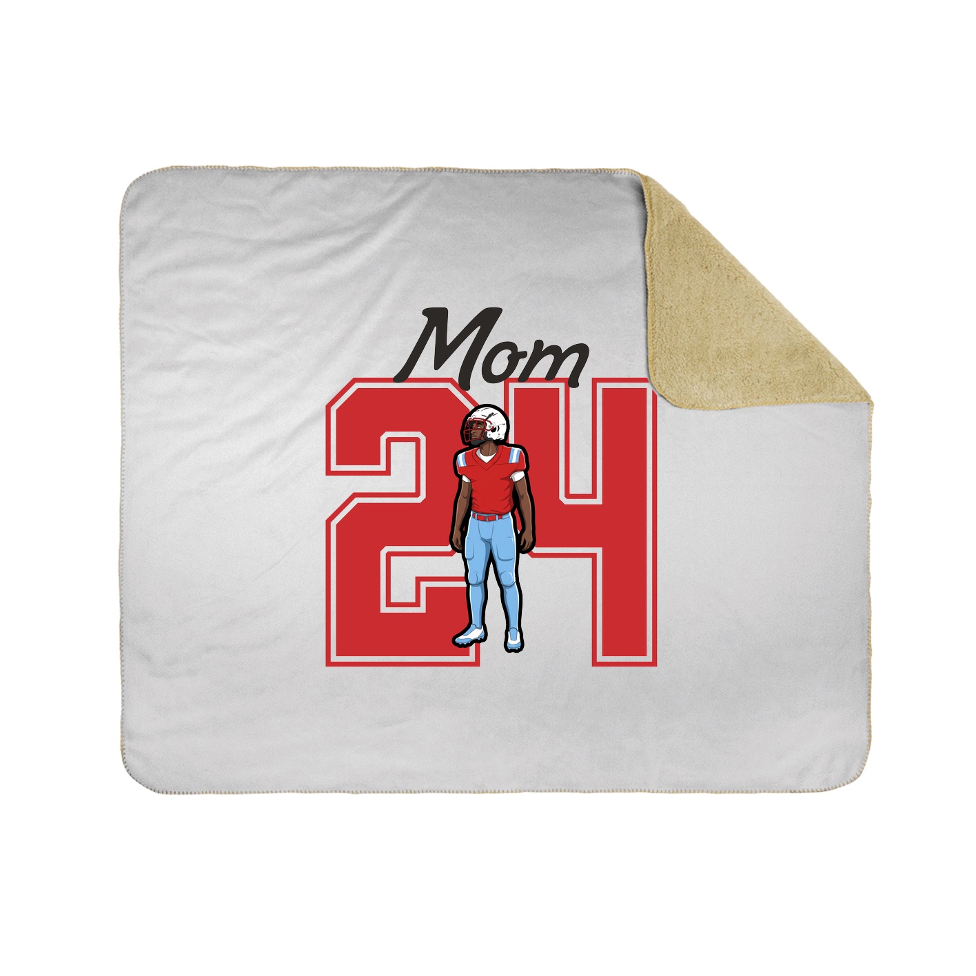 Throw Blanket — Mothers Day Shirsey in White