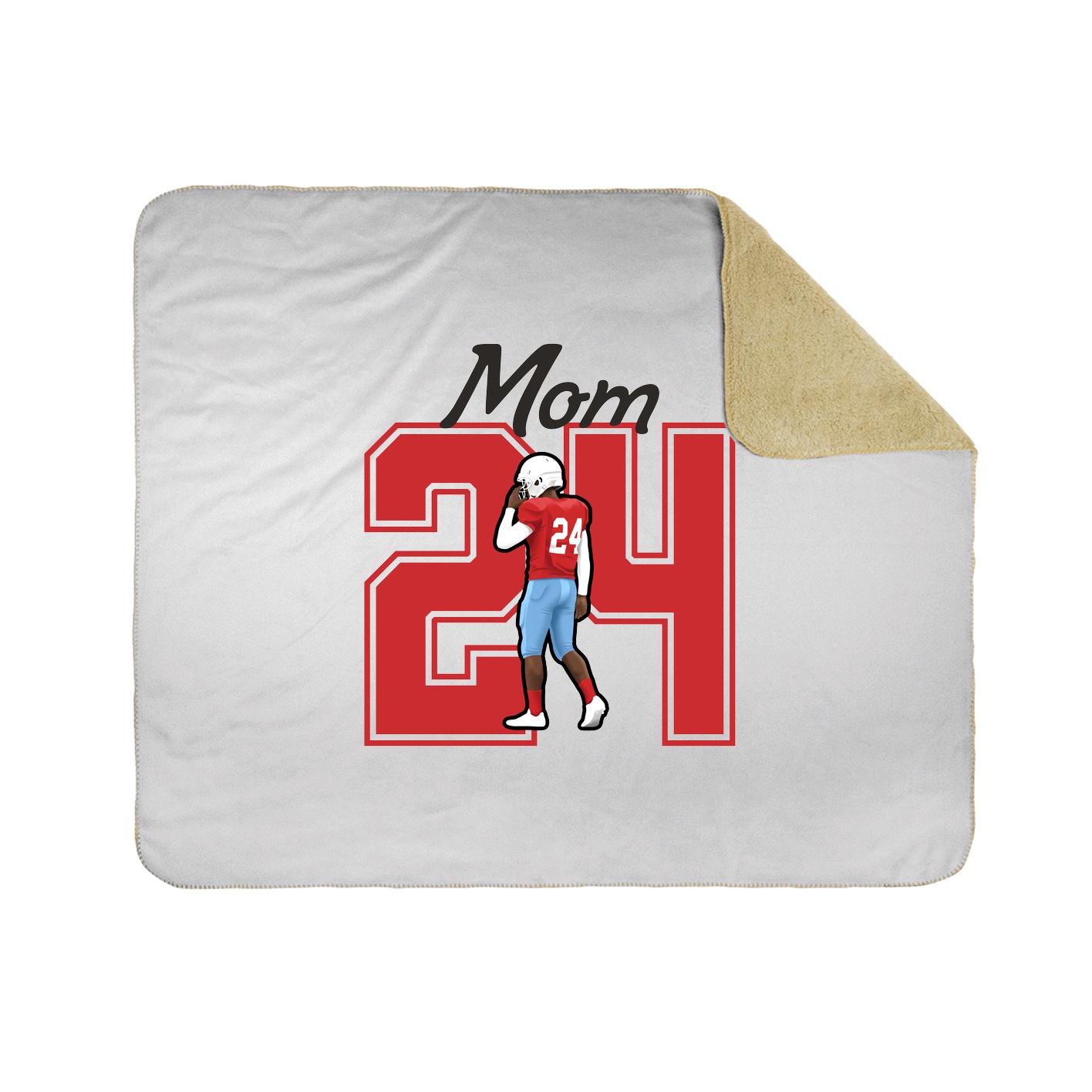 Throw Blanket — Mothers Day Shirsey in White