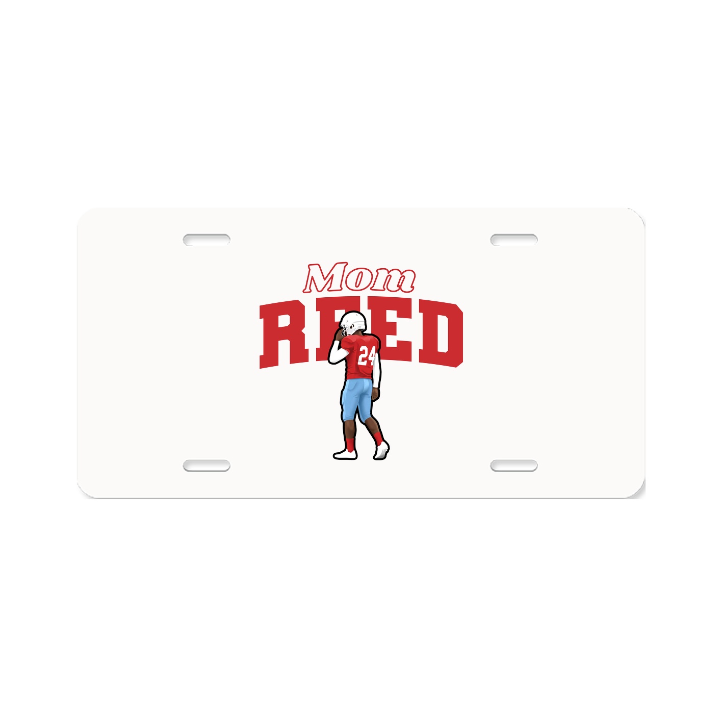 License Plate — Mothers Day Block in Classic