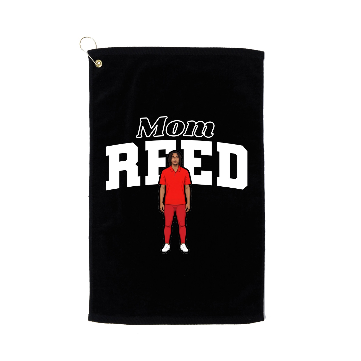 Golf Towel — Mothers Day Block in Black