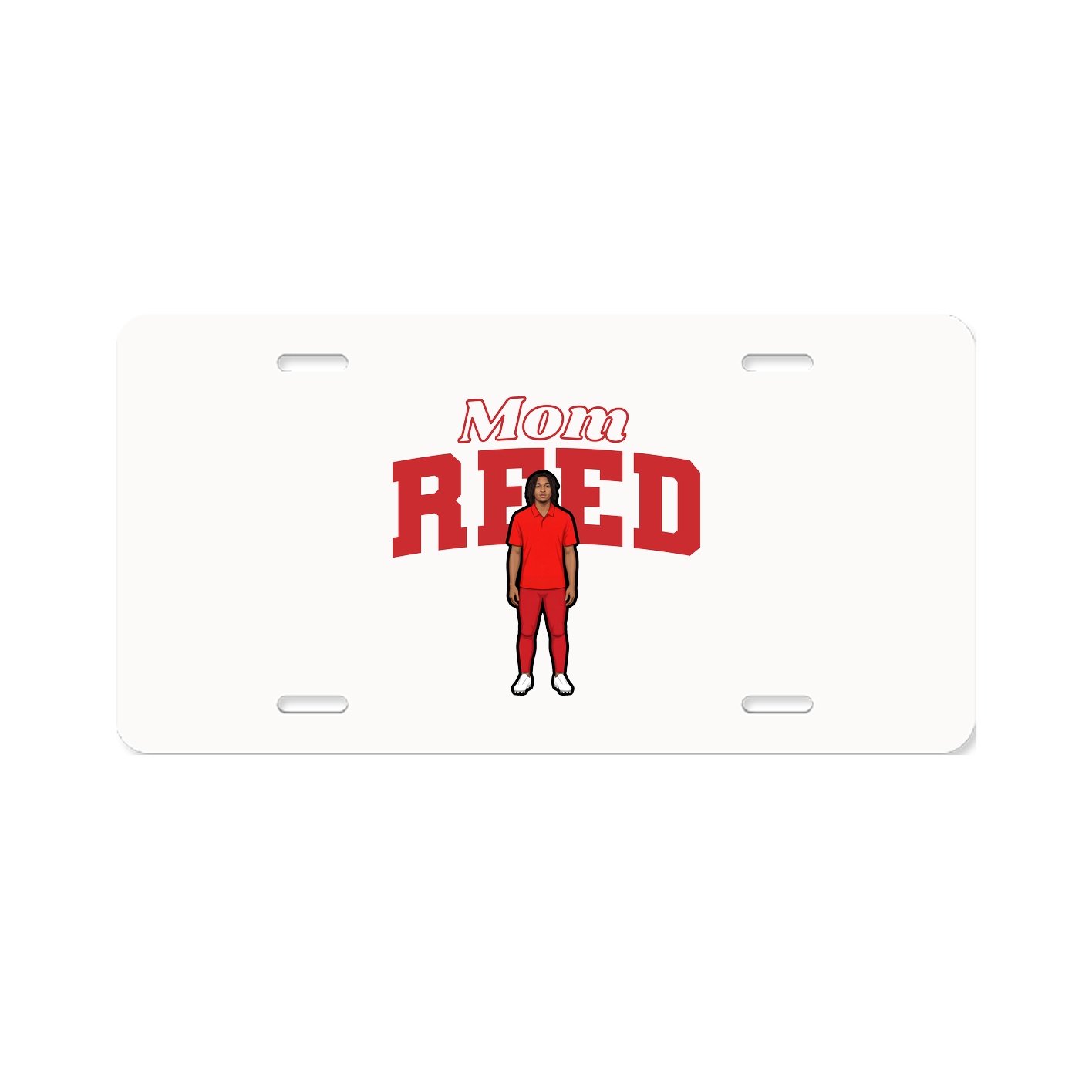 License Plate — Mothers Day Block in Classic