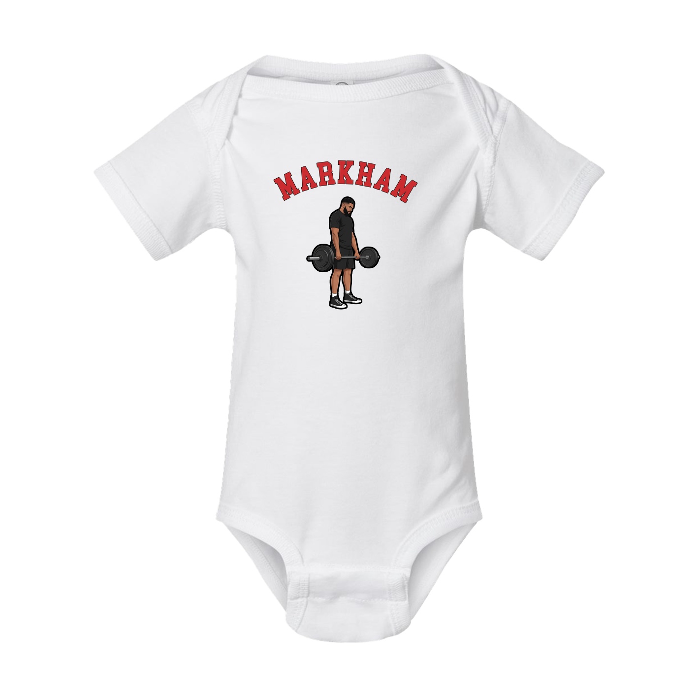 Baby Onesie — Shirsey Arch in White