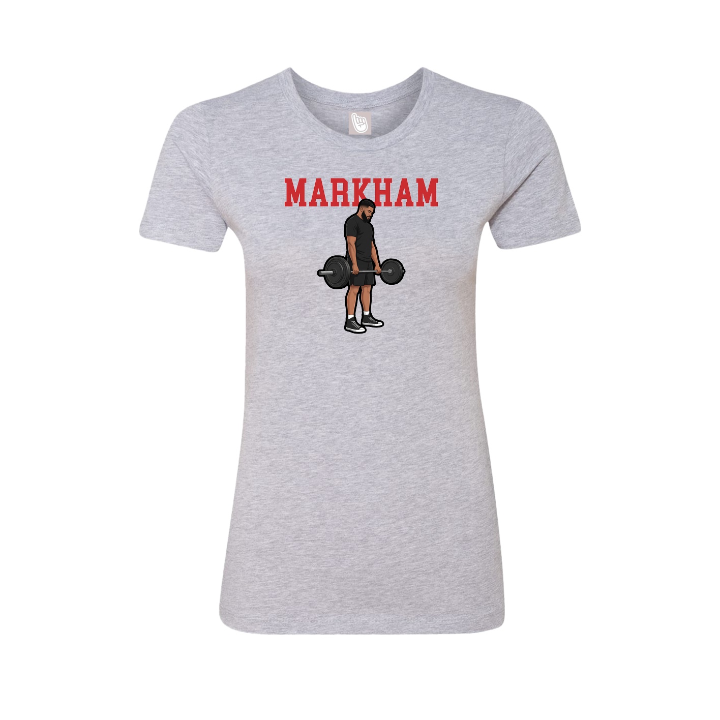 Fitted Women's Tee — Shirsey in Grey