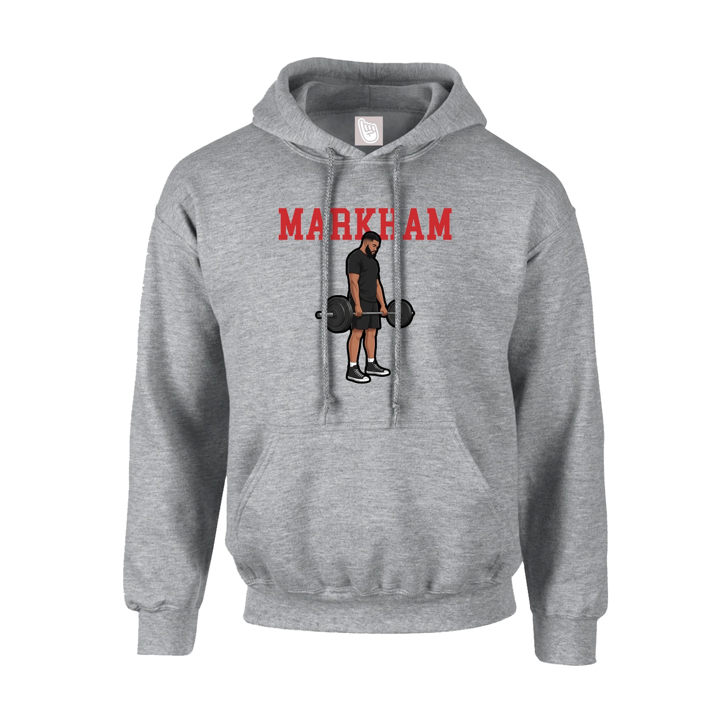 Hoodie — Shirsey in Grey