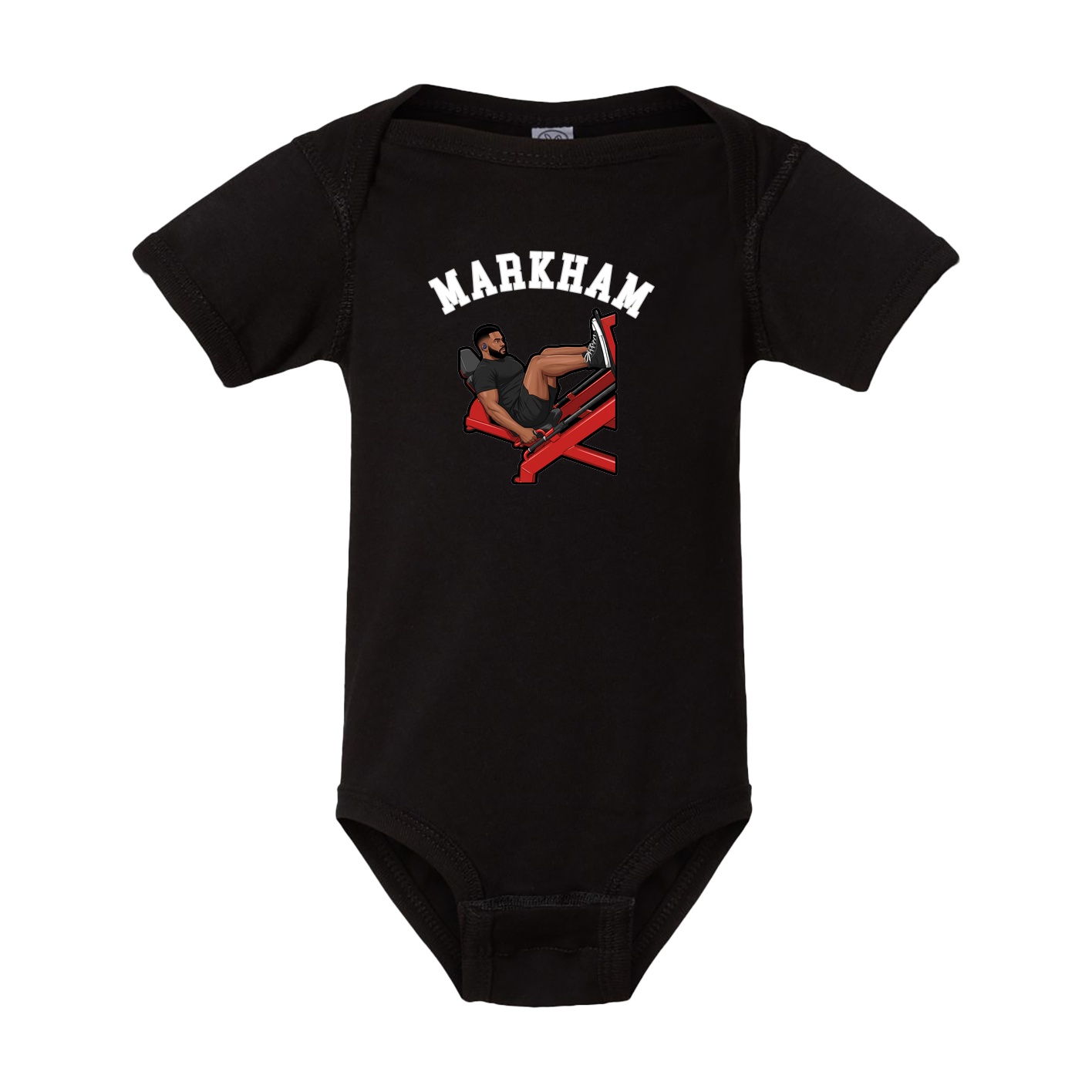 Baby Onesie — Shirsey Arch in Black