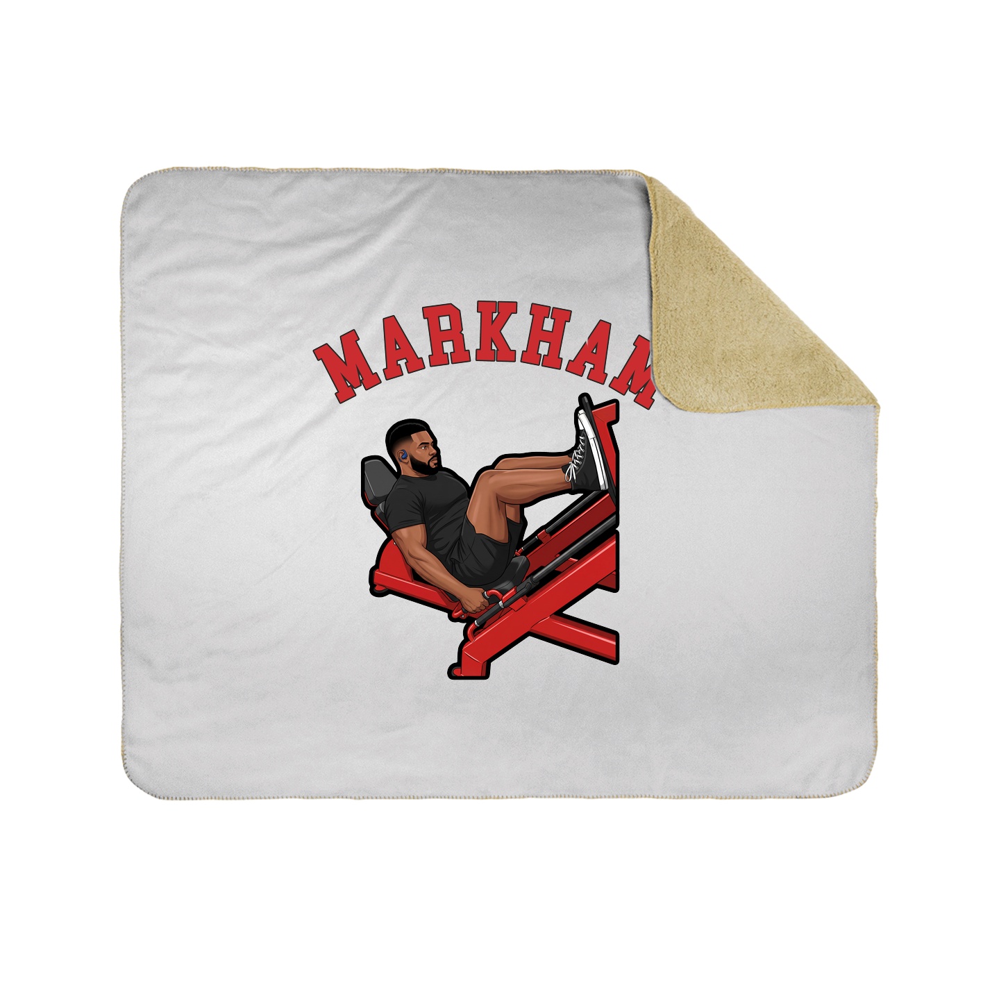 Throw Blanket — Shirsey Arch in White