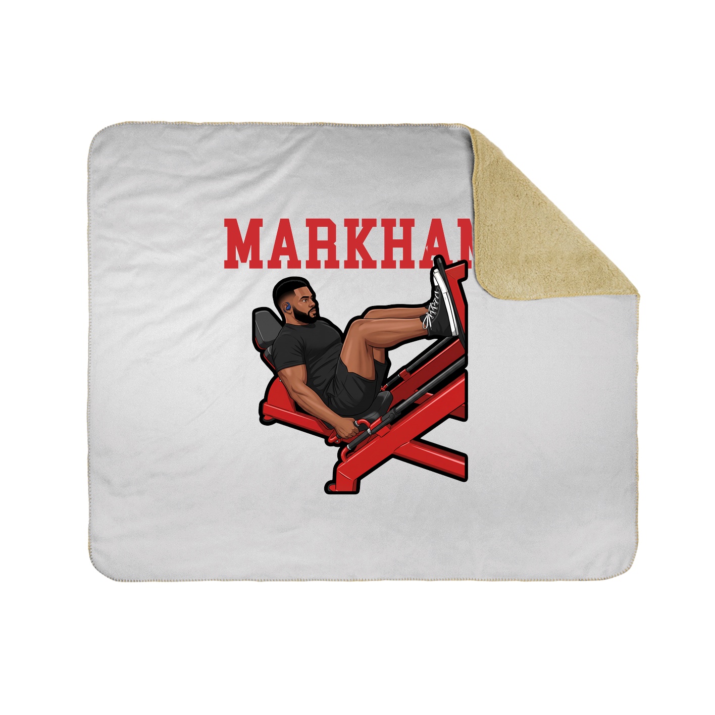 Throw Blanket — Shirsey in White
