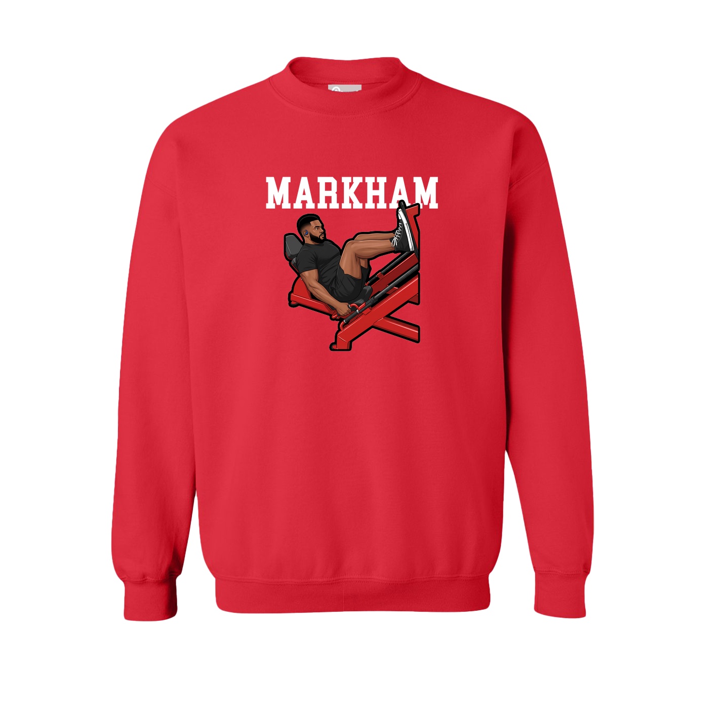 Fleece Crew — Shirsey in Red