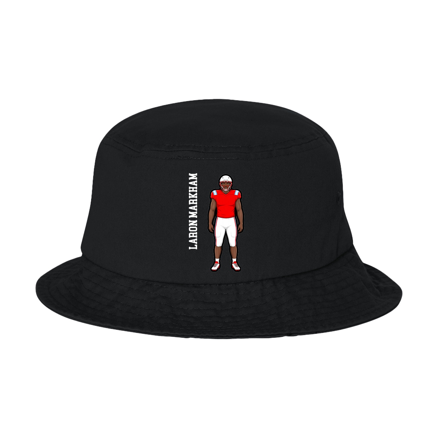 Bucket Cap — Name Vertical in Black