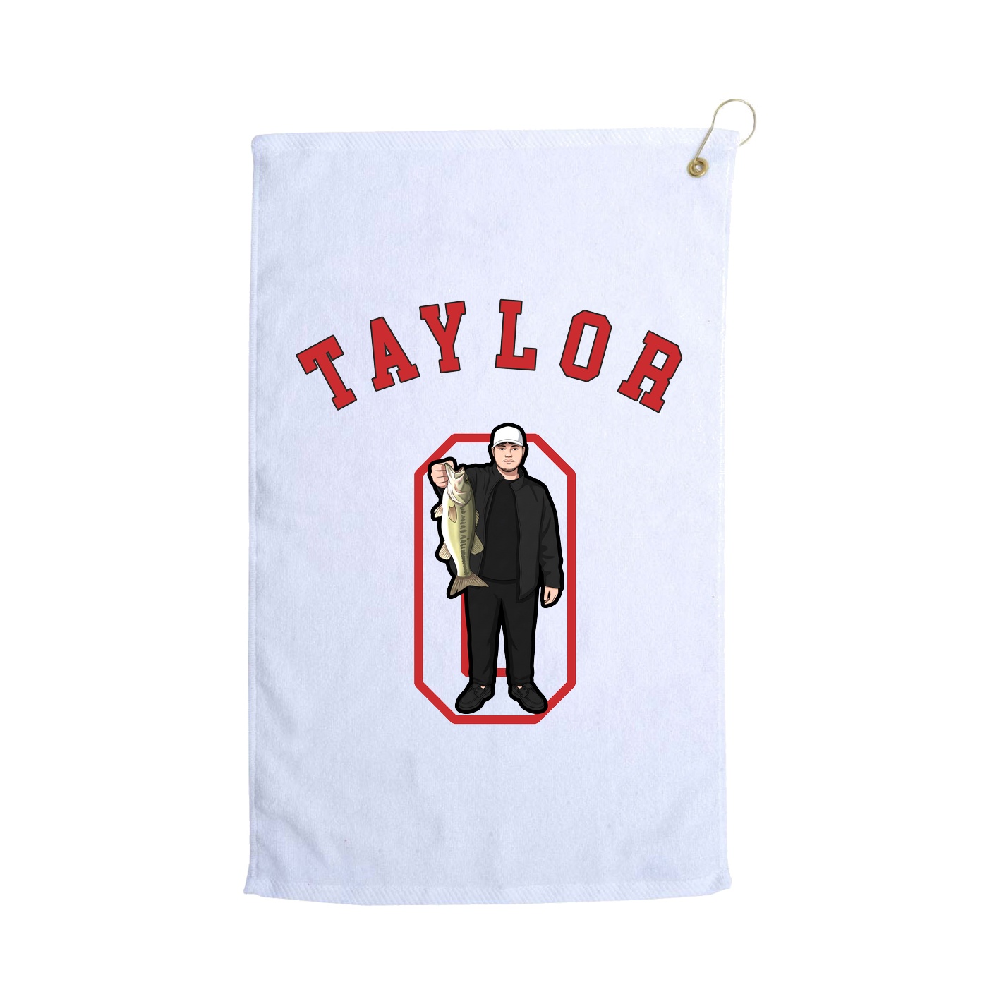 Golf Towel — Shirsey Arch in White