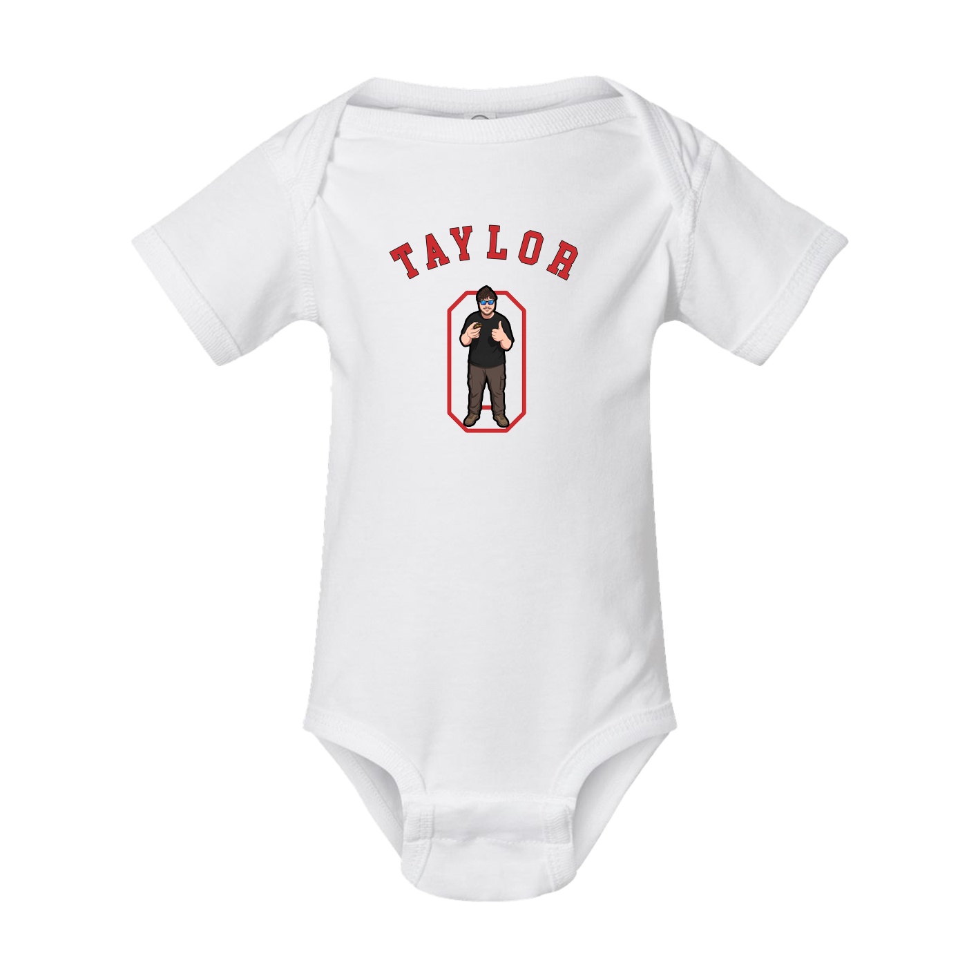 Baby Onesie — Shirsey Arch in White