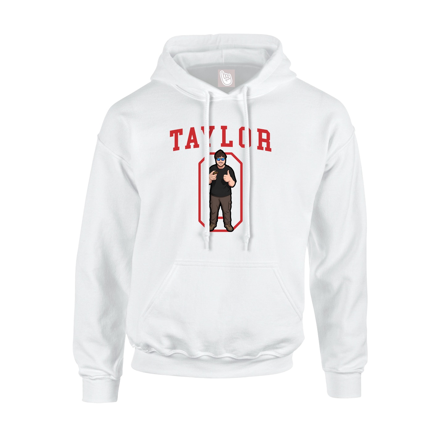 Youth Hoodie — Shirsey in White