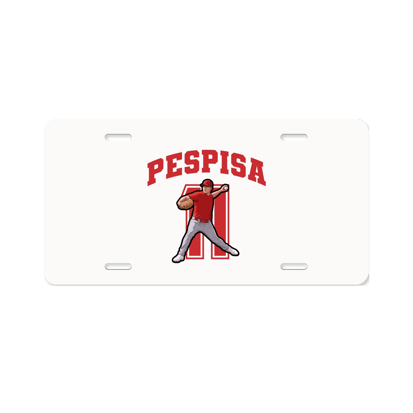 License Plate — Number in Classic