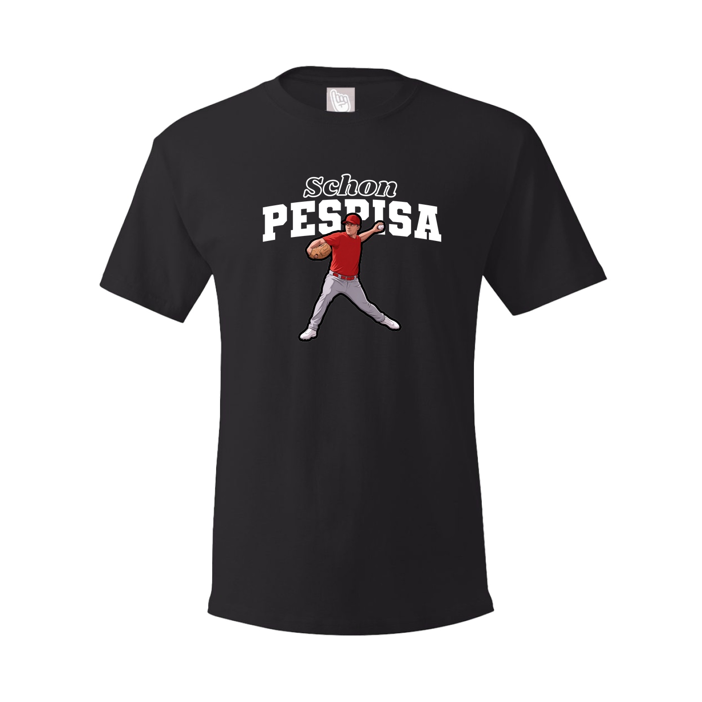Youth Tee — Name Arch in Black