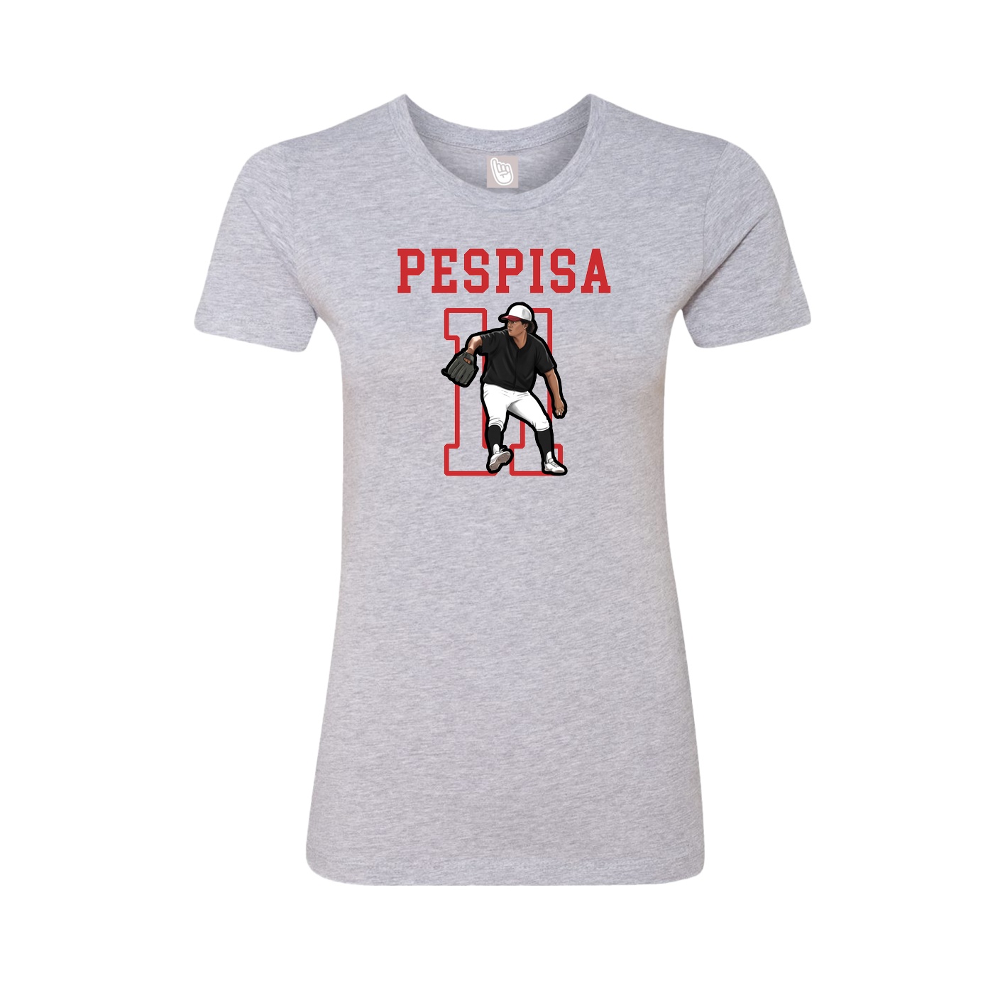Fitted Women's Tee — Shirsey in Grey