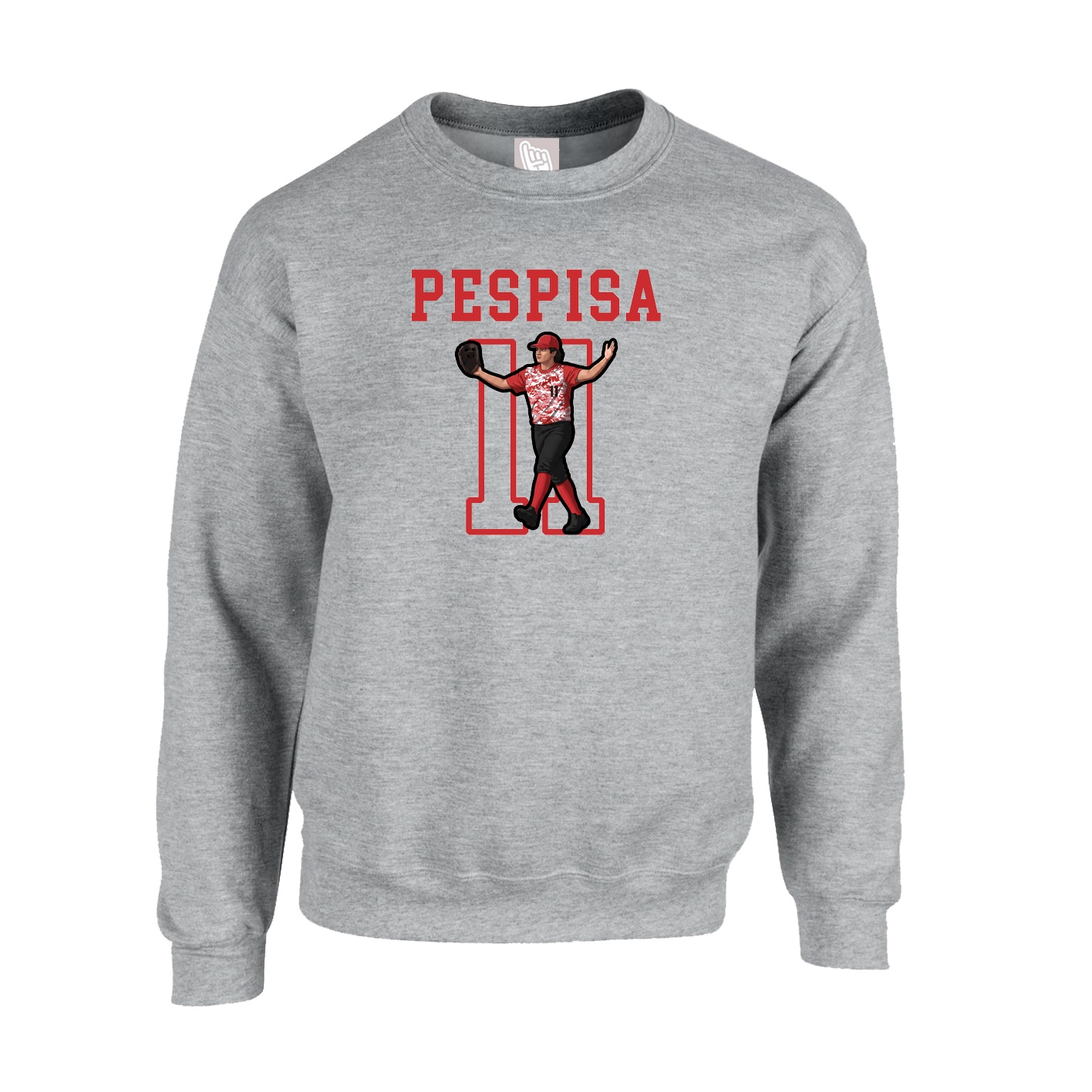 Fleece Crew — Shirsey in Grey
