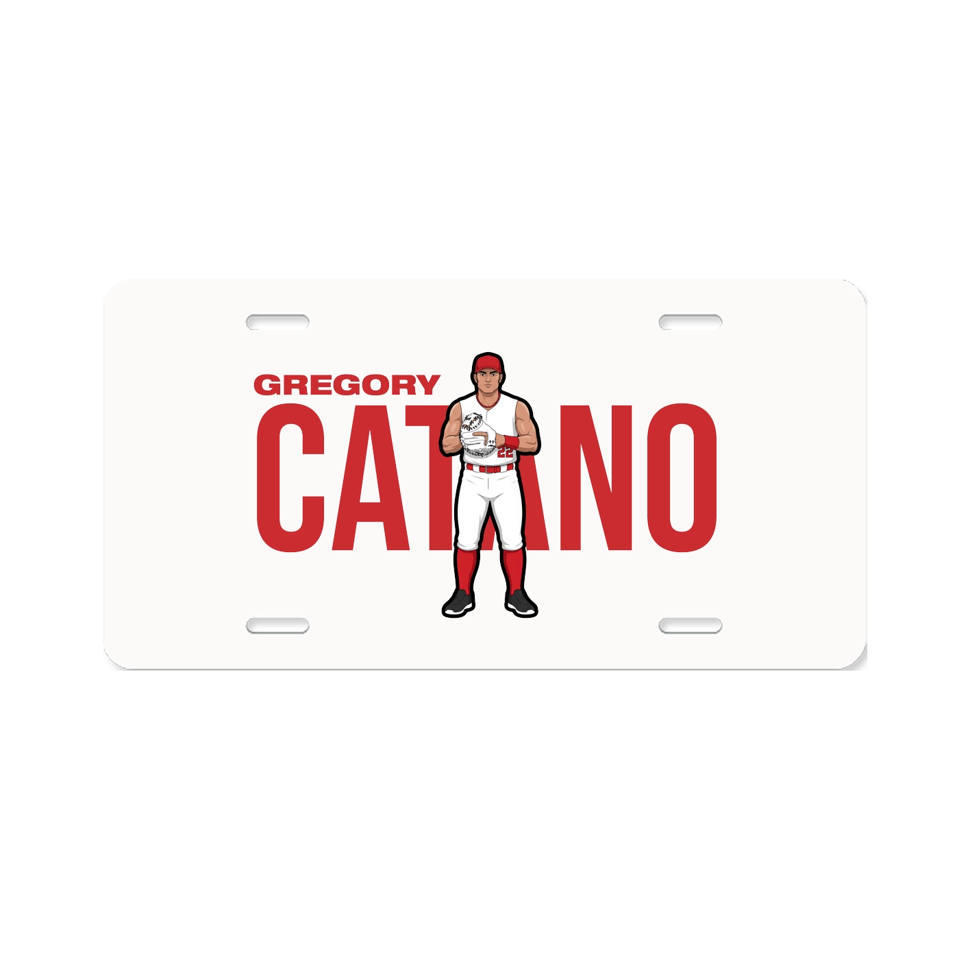License Plate — Player Name in Classic