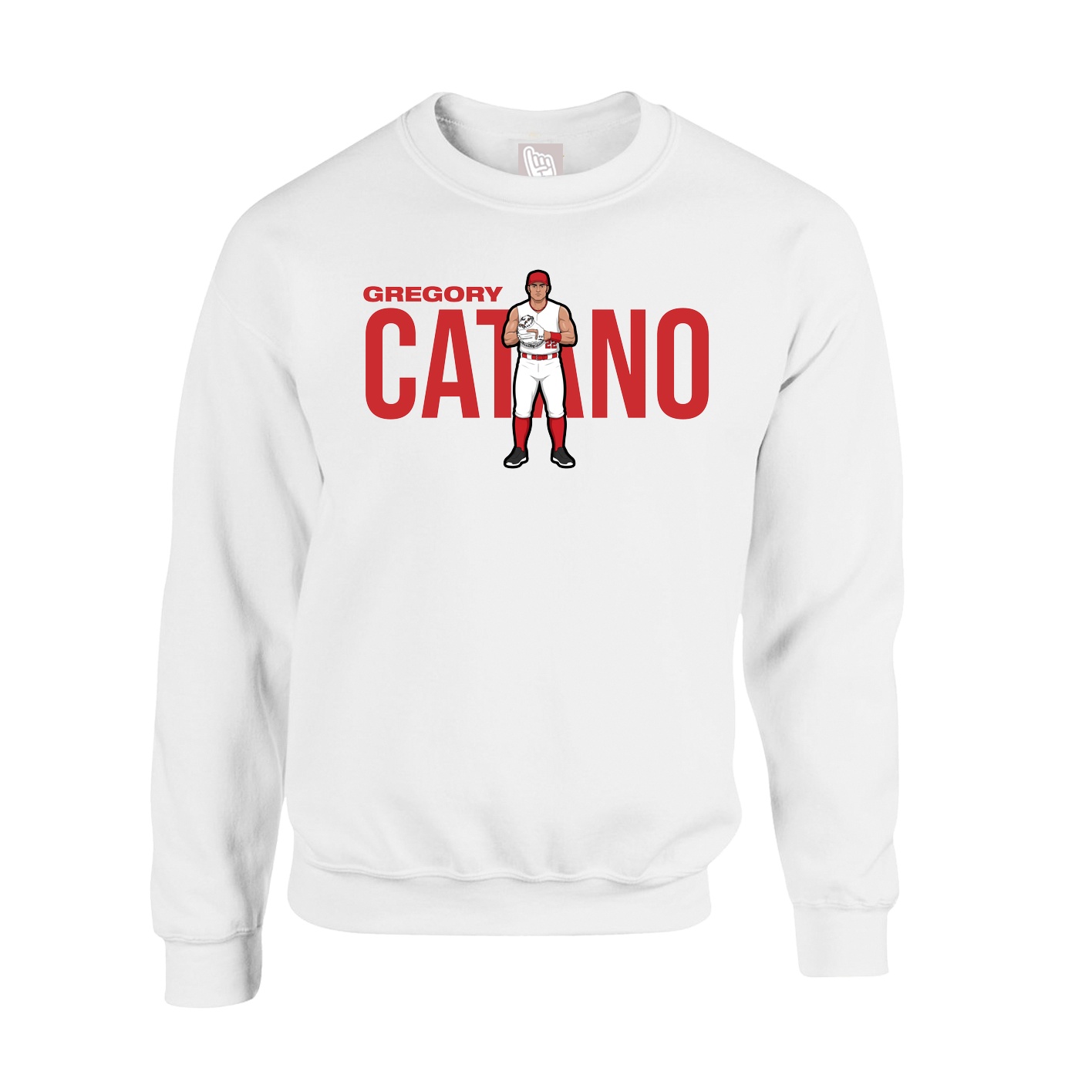 Fleece Crew — Player Name in White