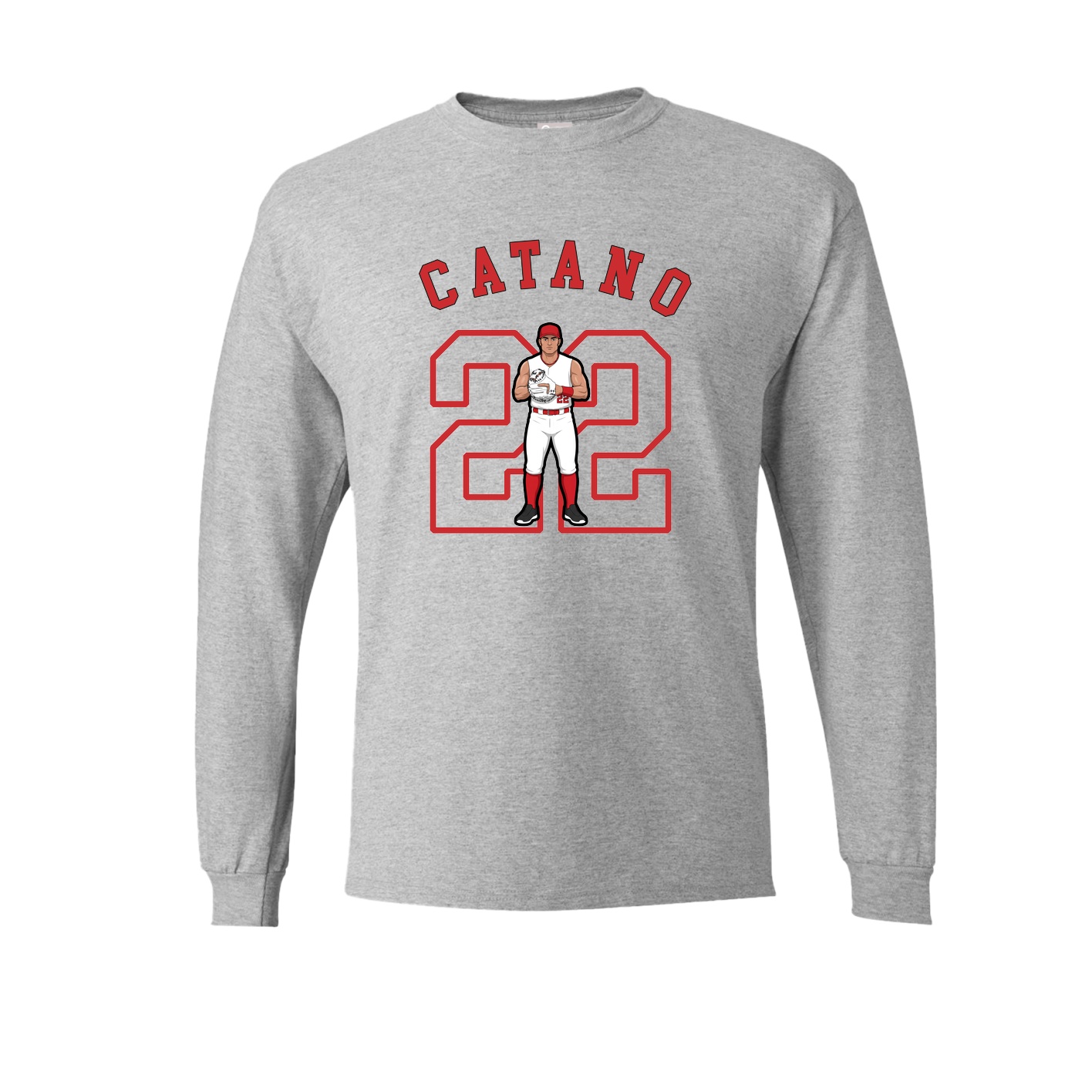 Long Sleeve Tee — Shirsey Arch in Grey