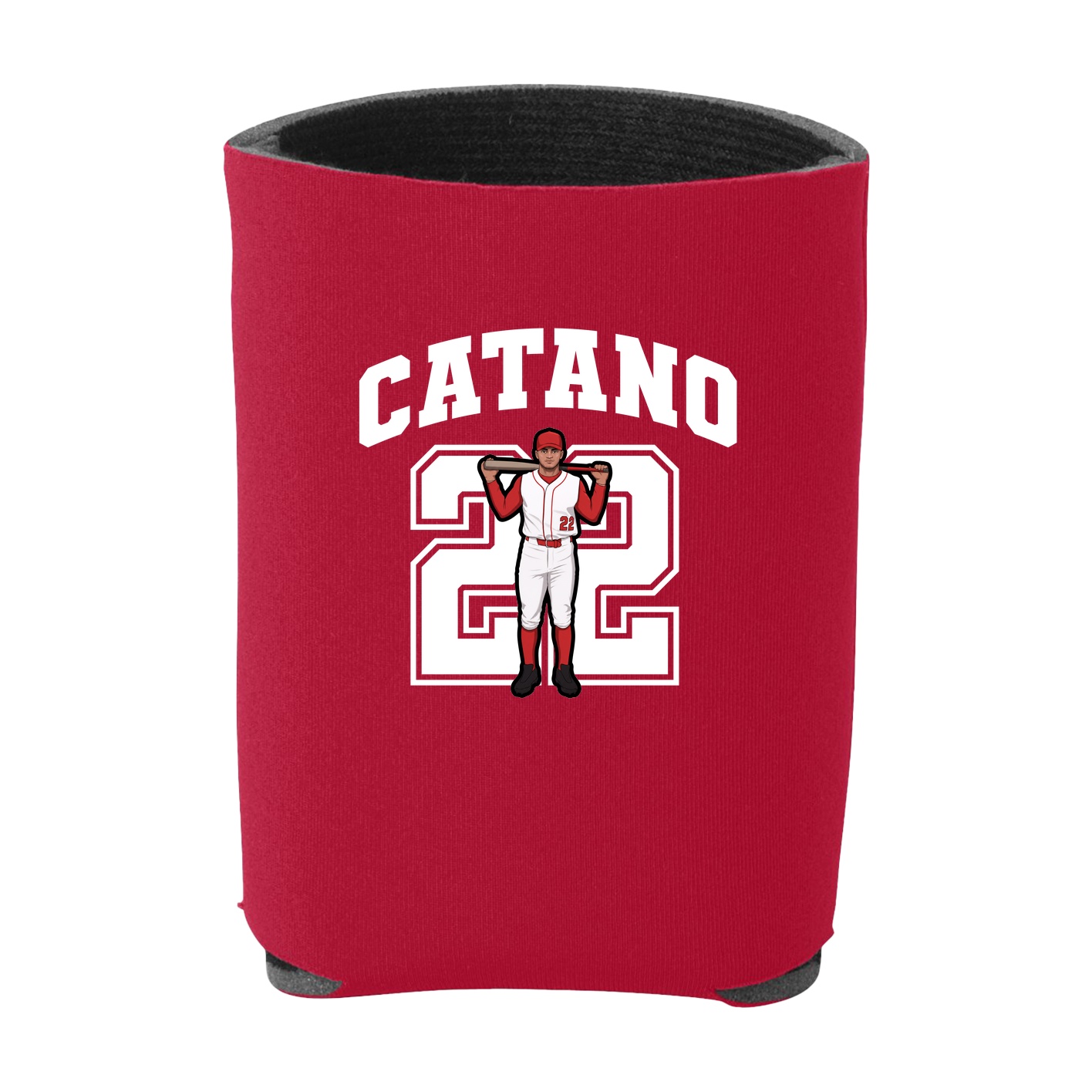 Can Holder — Number in Red